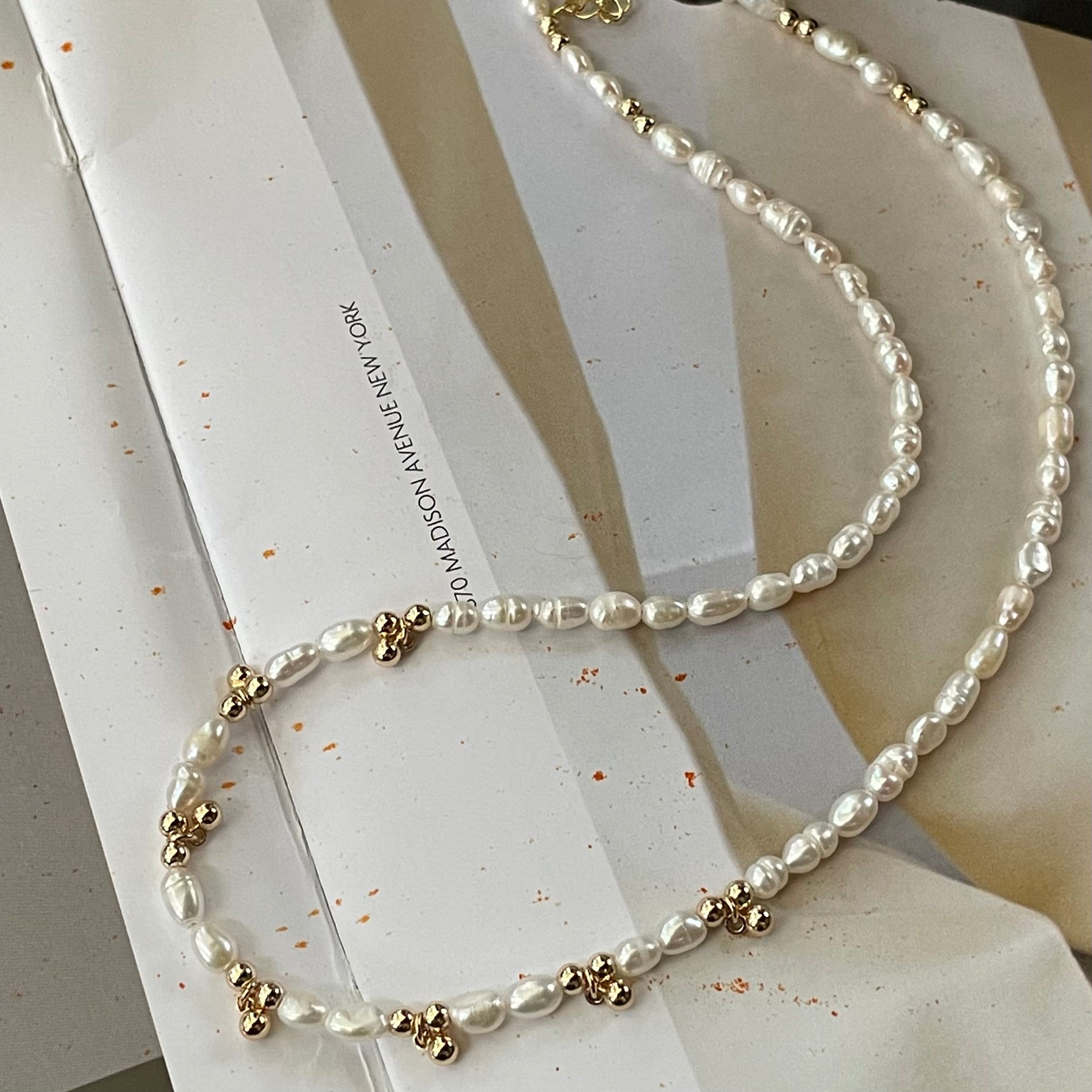 Divine Ripple®︎ Creative pearl necklace 040